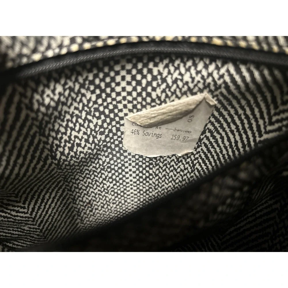 Rebecca Minkoff Large MAB Saffiano Leather Shoulder‎ Purse Tote Bag BLACK